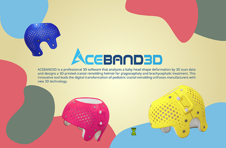 AceBand 3D cranial remodeling helmet development