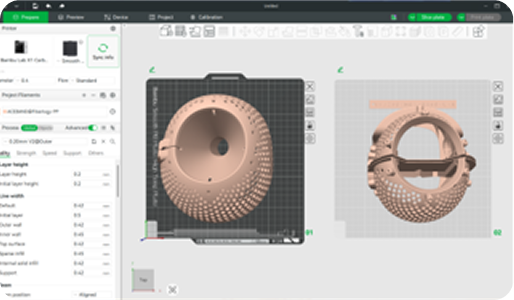 3D head shape scanning and measurement